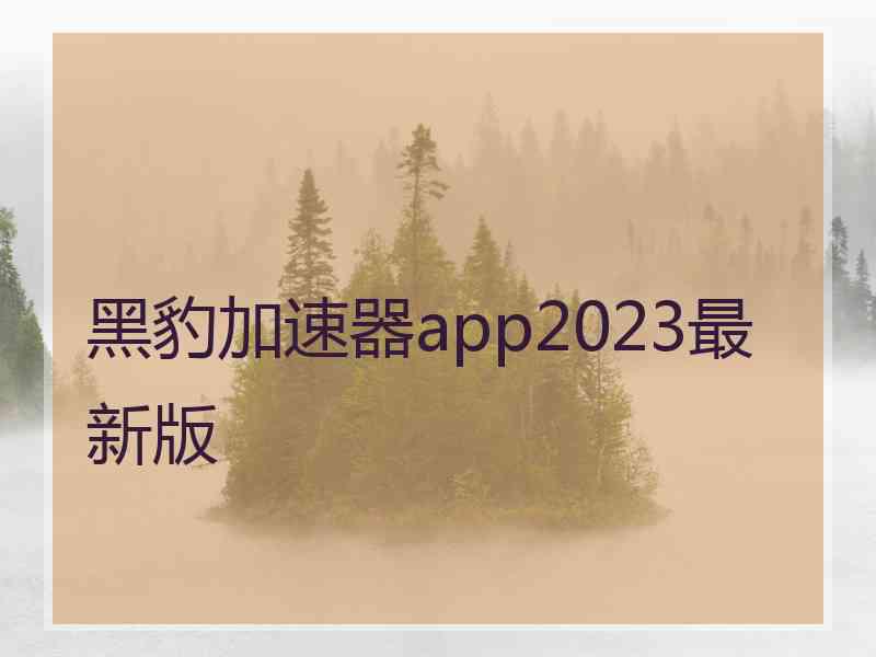 黑豹加速器app2023最新版