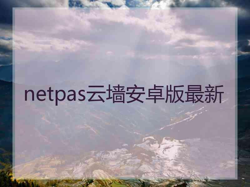 netpas云墙安卓版最新