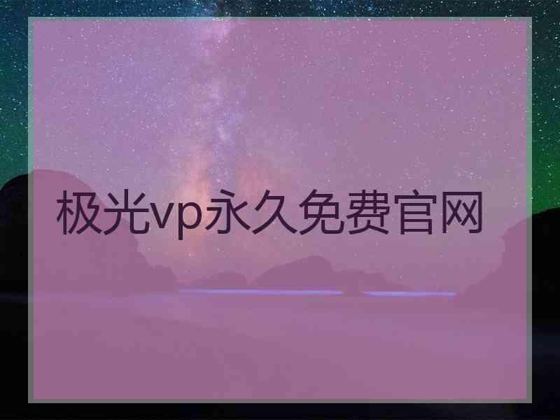 极光vp永久免费官网