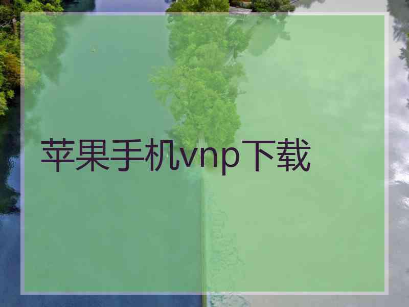 苹果手机vnp下载