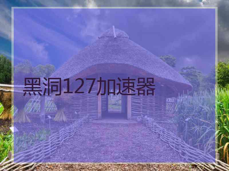 黑洞127加速器