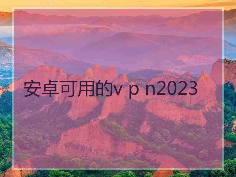 安卓可用的v p n2023